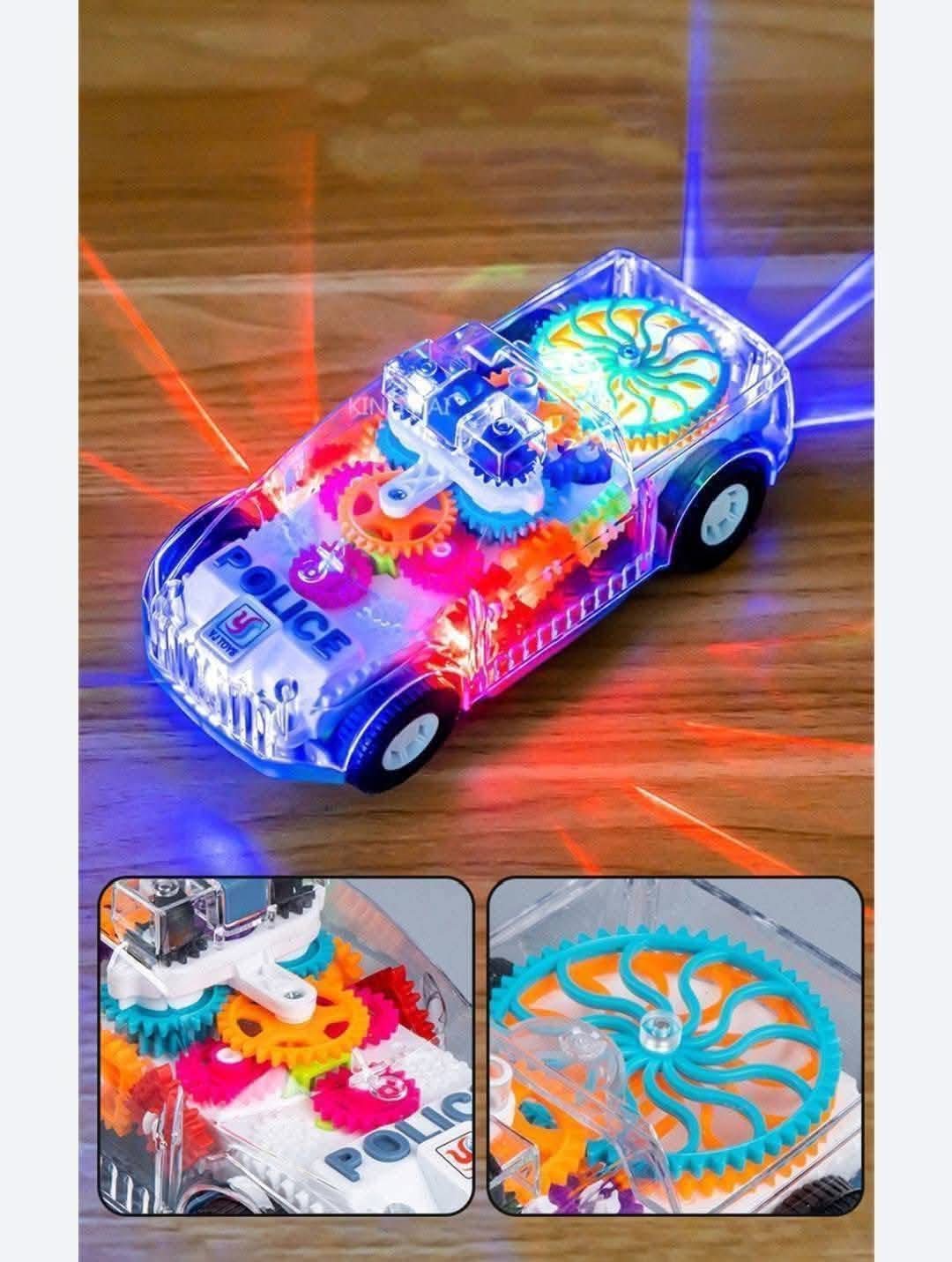 Transparent police Car 