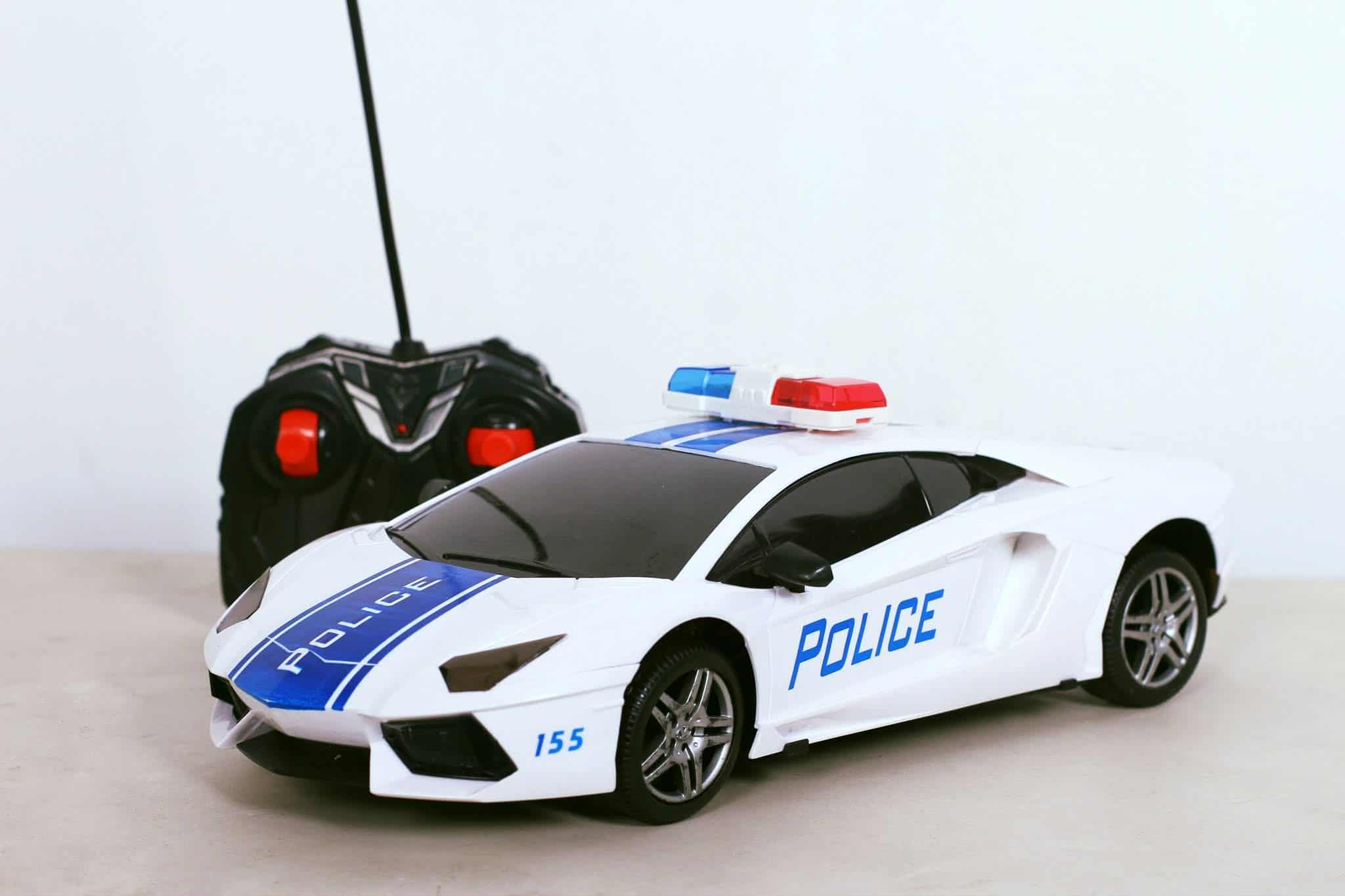 Remote Control 3D Rechargeable Police Car